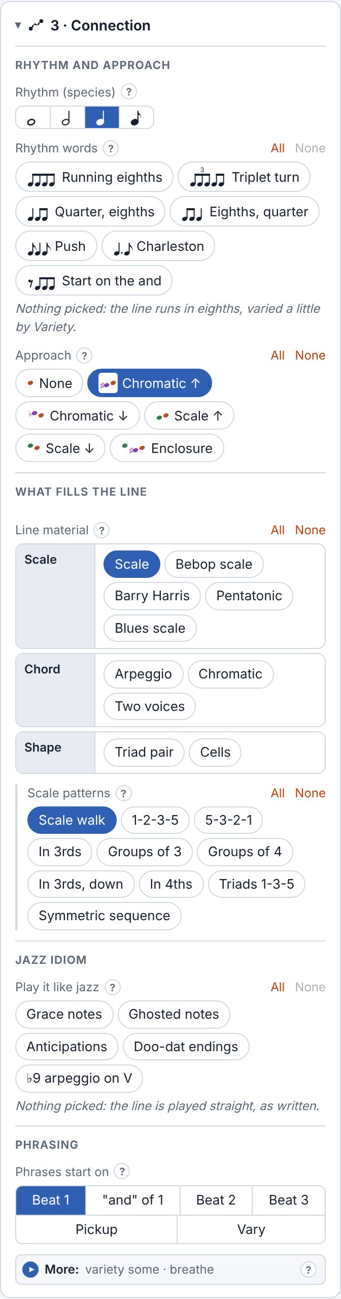 The Connection section